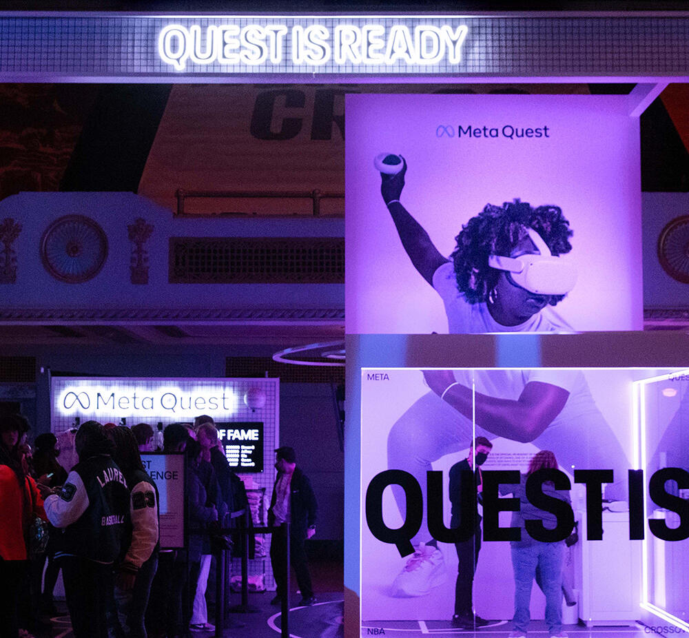 Meta Quest at NBA Crossover '22